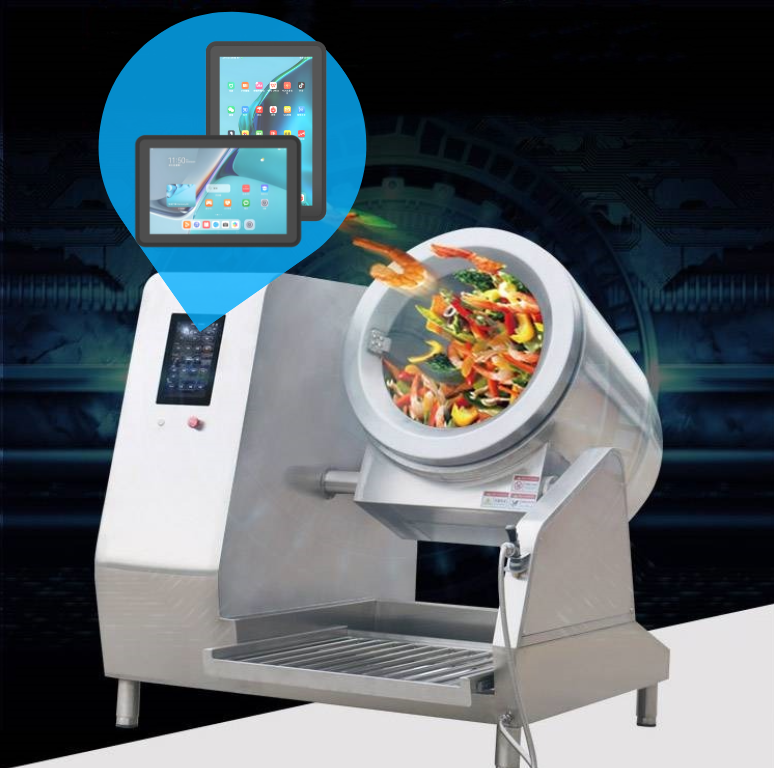 防水防油污防爆 瑞迅科技RK3562触控一体机赋能炒菜机